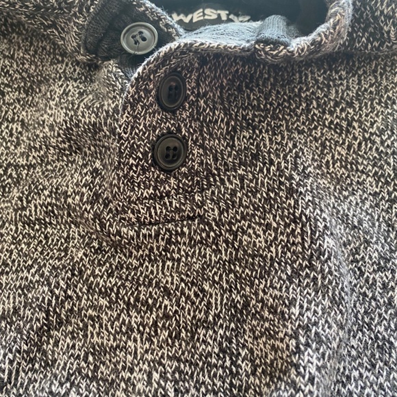 West49 - Heather Knitted, button-up, hoodie Yth 12-14 - Picture 2 of 8